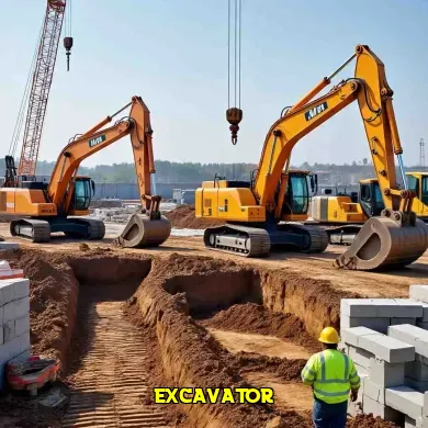Excavator Alat Berat untuk Galian Pondasi di Jogja