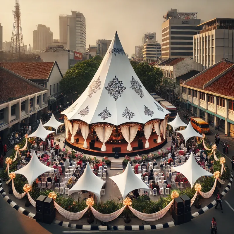 SEWA TENDA KERUCUT SURABAYA — Sewa Tenda Kerucut Jogja