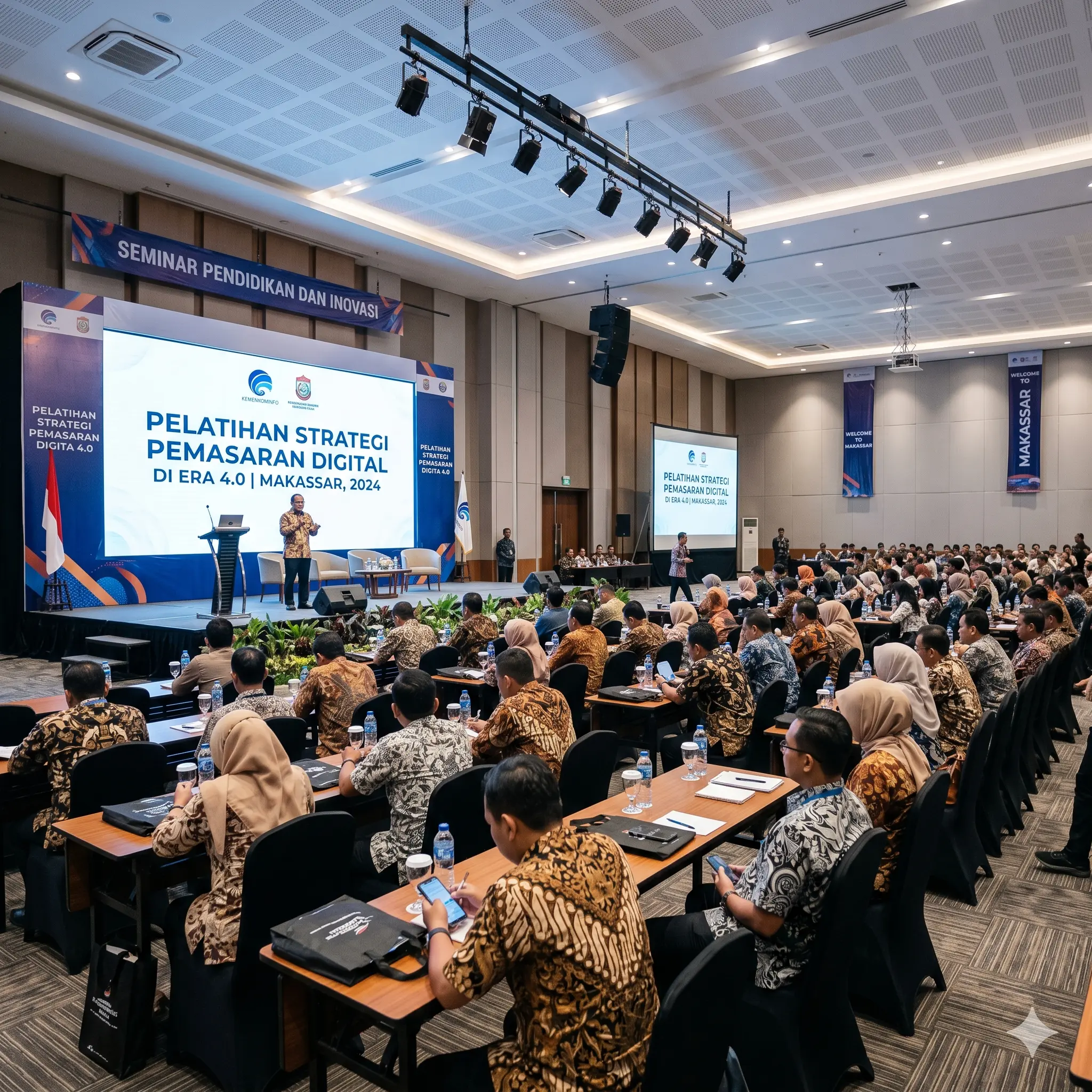 Penataan seminar yang baik membantu peserta mengikuti materi dengan lebih nyaman dan fokus