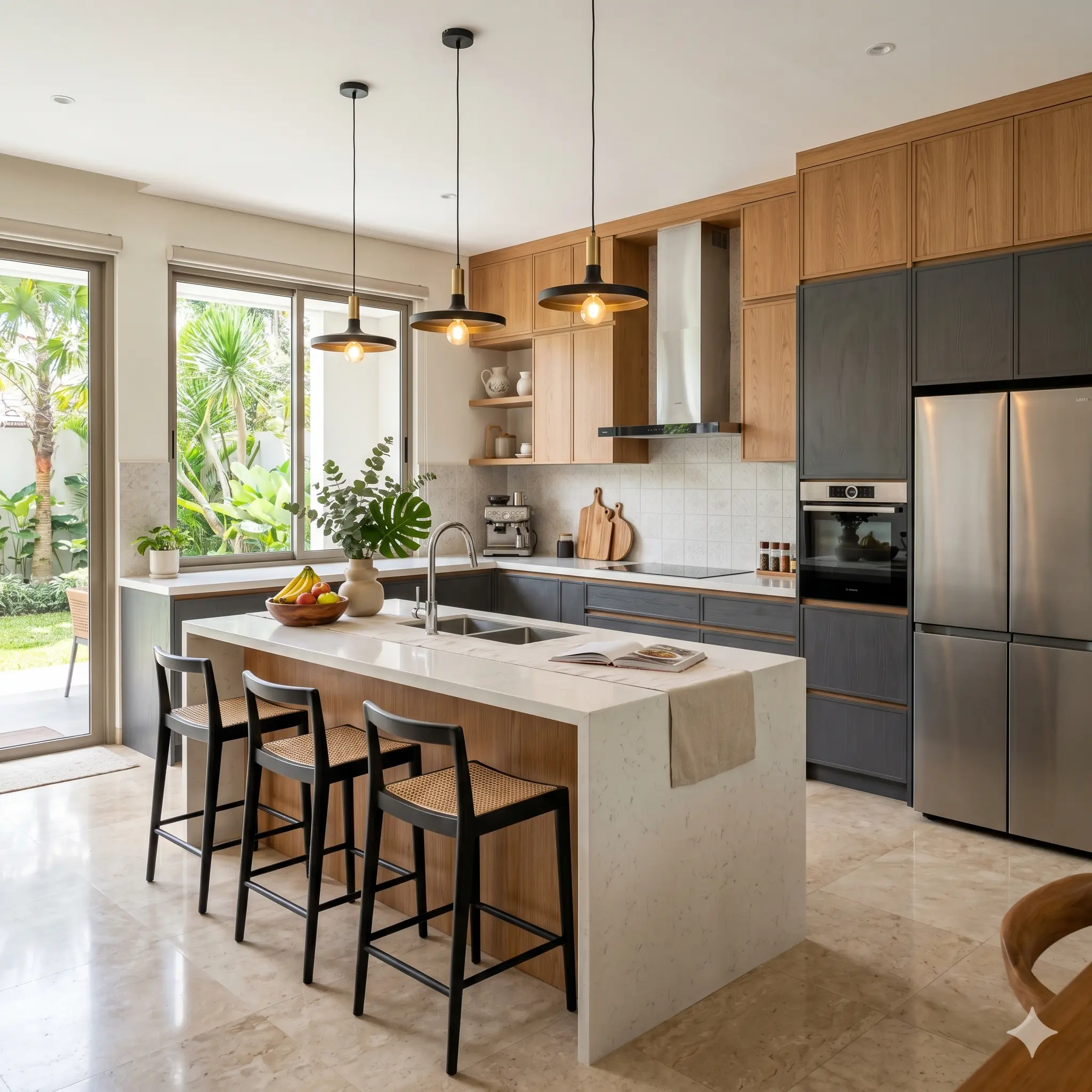 Kitchen set minimalis membuat dapur apartemen lebih rapi tanpa mengurangi fungsi penyimpanan