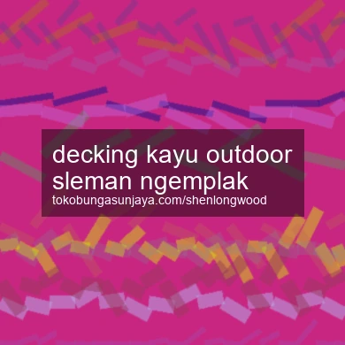 Decking Kayu Outdoor Ngemplak