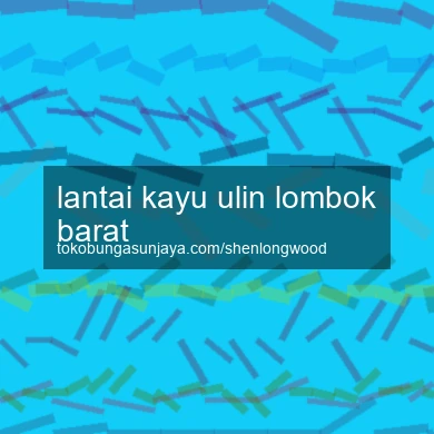 Lantai Kayu Ulin Lombok Barat