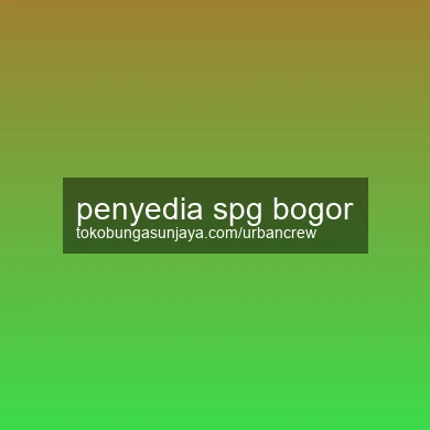 Penyedia Spg Bogor