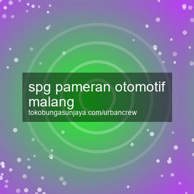Spg Pameran Otomotif Malang