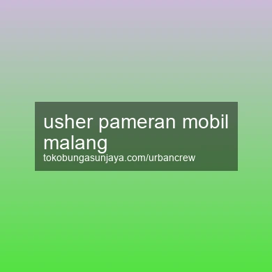 Usher Pameran Mobil Malang