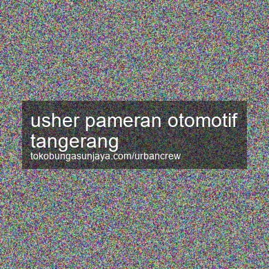 Usher Pameran Otomotif Tangerang