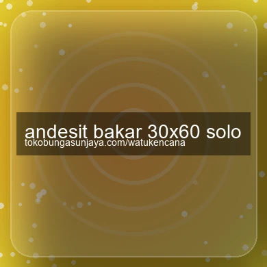Andesit Bakar 30x60 Solo