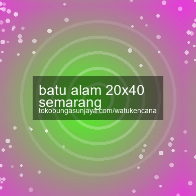 Batu Alam 20x40 Semarang