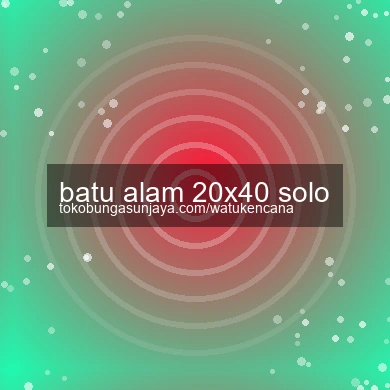 Batu Alam 20x40 Solo