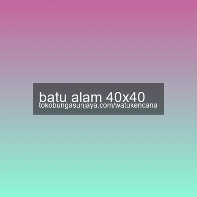 Batu Alam 40x40