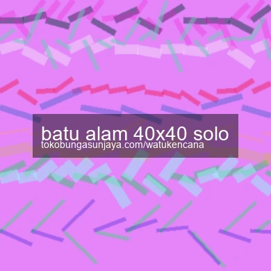 Batu Alam 40x40 Solo