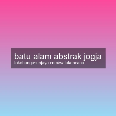 Batu Alam Abstrak Jogja