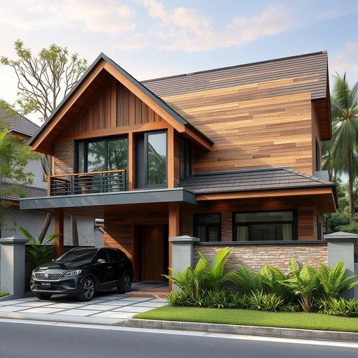 Batu Alam Buat Dinding Depan Rumah Jakarta