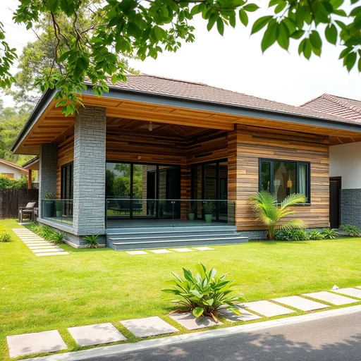 Batu Alam Dinding Depan Rumah Bandung