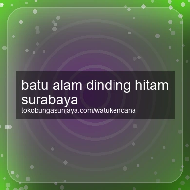 Batu Alam Dinding Hitam Surabaya