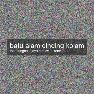 Batu Alam Dinding Kolam