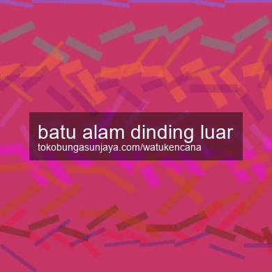 Batu Alam Dinding Luar