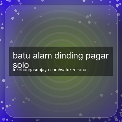 Batu Alam Dinding Pagar Solo
