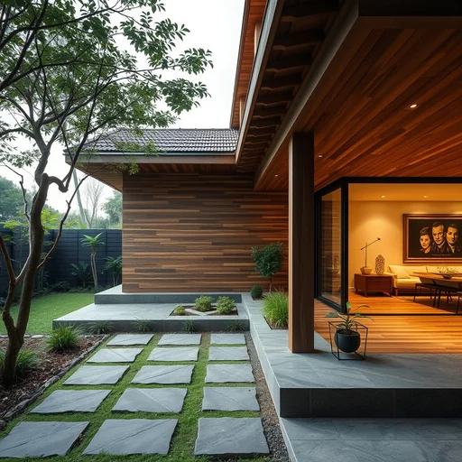 Batu Alam Dinding Rumah Minimalis Bandung