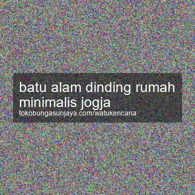 Batu Alam Dinding Rumah Minimalis Jogja