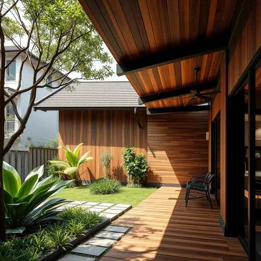 Batu Alam Dinding Taman Jakarta