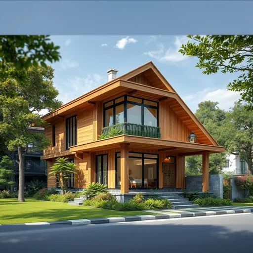 Batu Alam Dinding Teras Depan Bandung