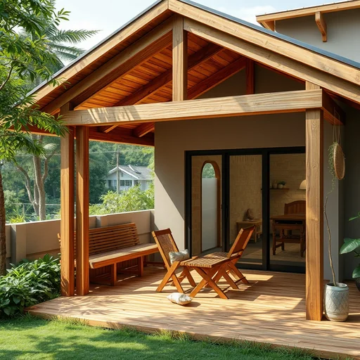 Batu Alam Dinding Teras Depan Jakarta