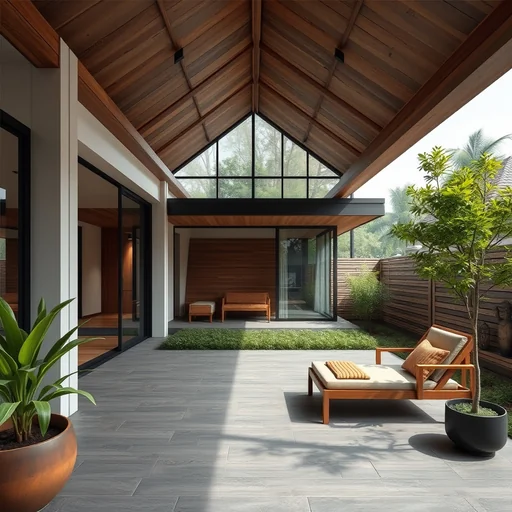 Batu Alam Dinding Teras Minimalis Jakarta