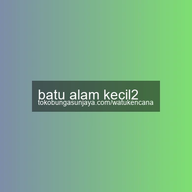 Batu Alam Kecil2