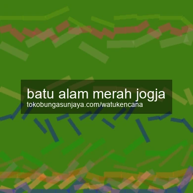 Batu Alam Merah Jogja