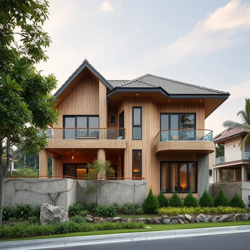 Batu Alam Putih Dinding Bandung