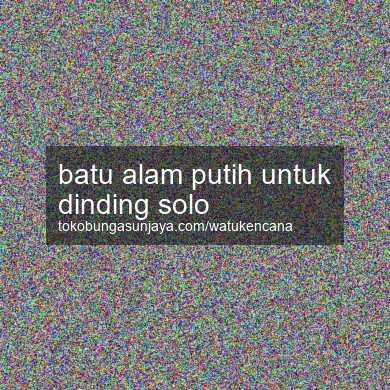 Batu Alam Putih Untuk Dinding Solo