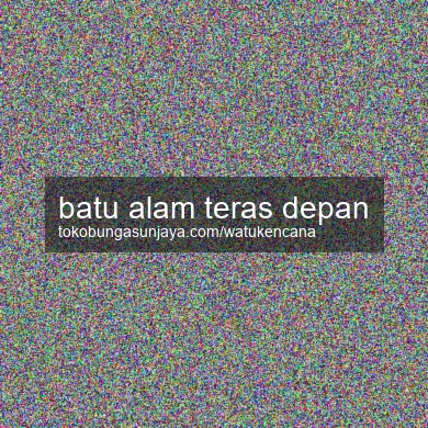 Batu Alam Teras Depan