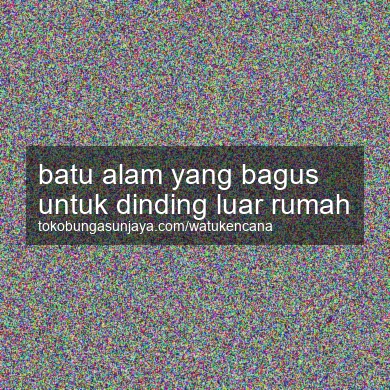 Batu Alam Yang Bagus Untuk Dinding Luar Rumah