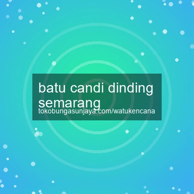 Batu Candi Dinding Semarang