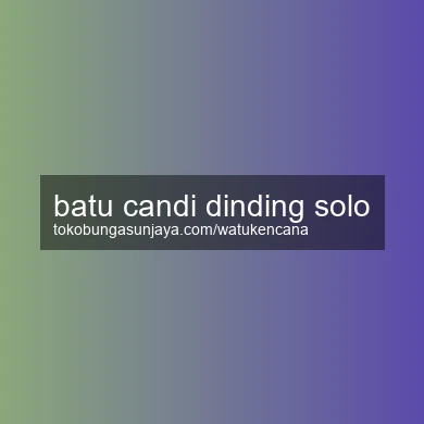 Batu Candi Dinding Solo