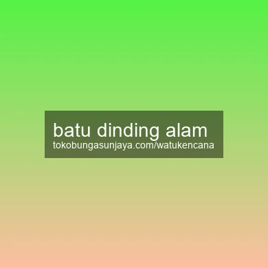 Batu Dinding Alam