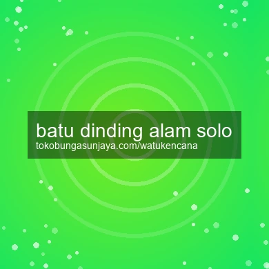 Batu Dinding Alam Solo
