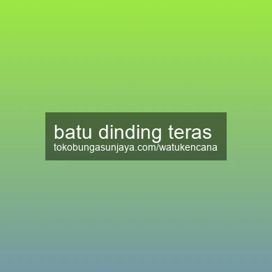 Batu Dinding Teras