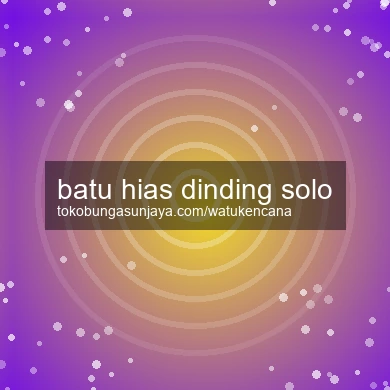 Batu Hias Dinding Solo