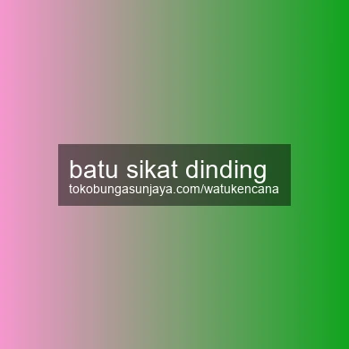 Batu Sikat Dinding