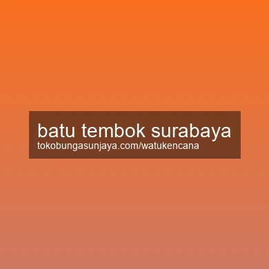 Batu Tembok Surabaya