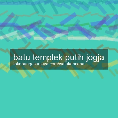 Batu Templek Putih Jogja