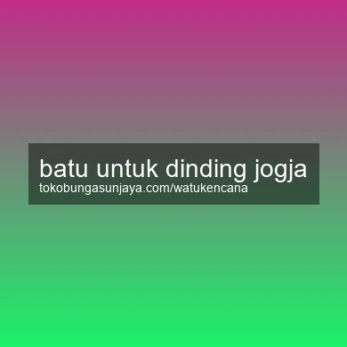 Batu Untuk Dinding Jogja