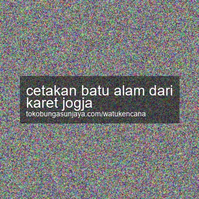 Cetakan Batu Alam Dari Karet Jogja