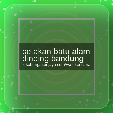 Cetakan Batu Alam Dinding Bandung