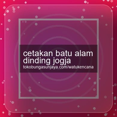 Cetakan Batu Alam Dinding Jogja