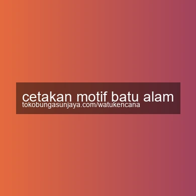 Cetakan Motif Batu Alam