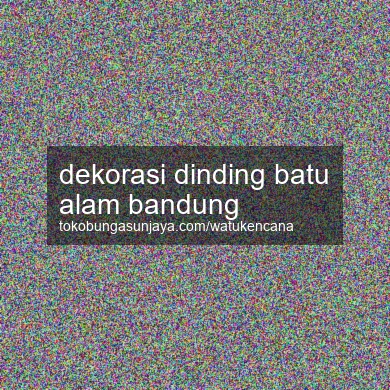 Dekorasi Dinding Batu Alam Bandung