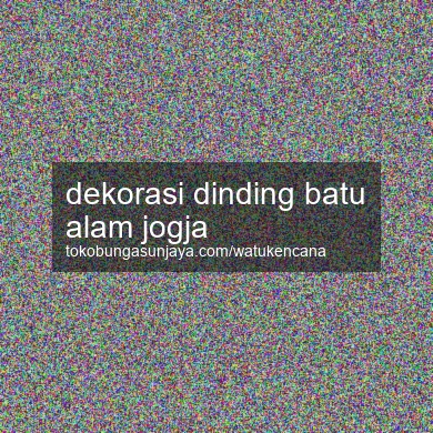 Dekorasi Dinding Batu Alam Jogja